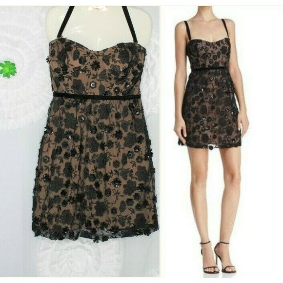 eleonora mini dress Eleanora Plunge Mini Dress